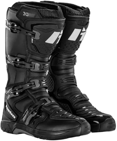 Hebo Mx X1 Off-road Laarzen Zwart EU 39 Man
