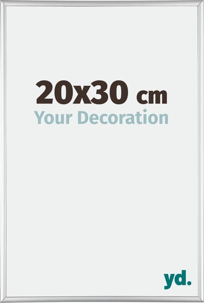 Your Decoration - Fotolijst 20x30 cm - Aluminium - Zilver Hoogglans - Kent