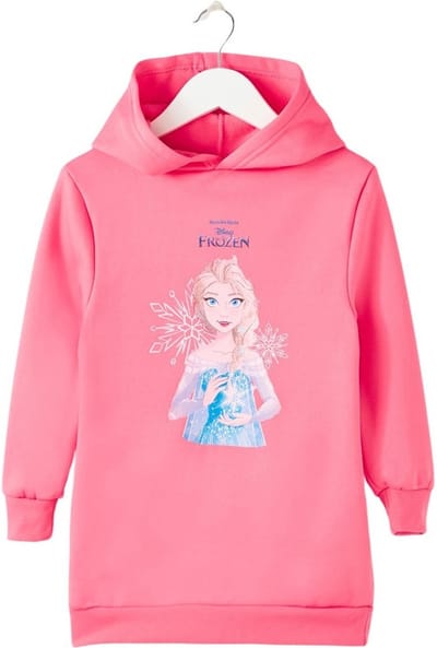 Frozen - wintertrui - oversized - roze - meisjes - maat 3 jaar (98)