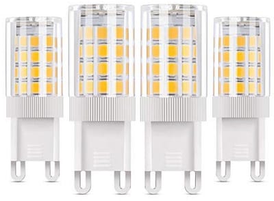 G9 LED-lampen 5W - 4 stuks Warmwit 3000K Vervangt 50W Halogeenlampen