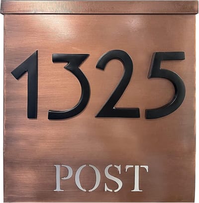 Huisnummer - Adrescijfer - Deur Decoratie - Magnetische Bevestiging - 10 cm - Zwart