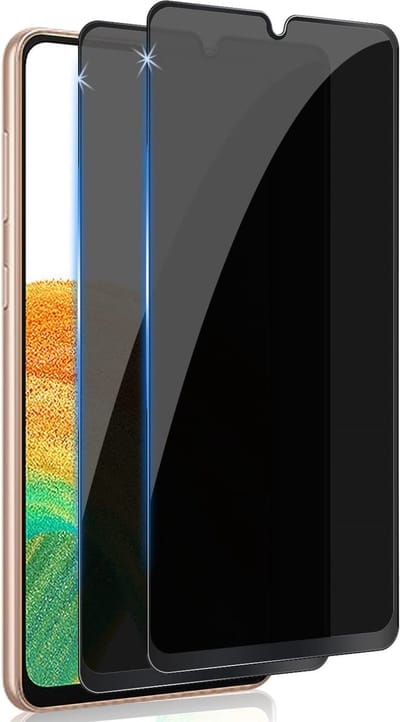 Screenprotector Geschikt voor Samsung Galaxy A33 Privacy Screenprotector Glass - Screenprotector Geschikt voor Samsung Galaxy A33 Screenprotector Privacy - 2 pack