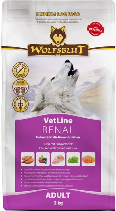 Wolfsblut VetLine Renal - 4 x 2 kg - Voordeelverpakking