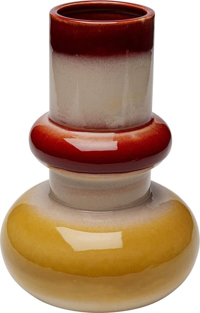 Vaas Lighthouse, meerkleurig, decoratieve vaas, bloemenvaas, keramiek, handgemaakt, uniek, 33 cm (H)