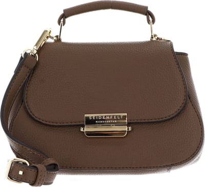 SEIDENFELT MANUFAKTUR Handtas Schoudertas Bjuv Small Handbag Olive / Gold Bruine