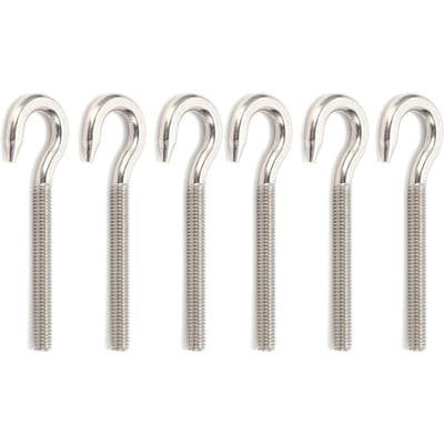 10 stuks oogschroef 304 roestvrij staal open bout haak oogje schroefdraad schroeven hardware
