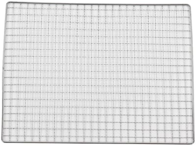 Dailygoods- Grillrooster Roestvrij Staal - Antiaanbaklaag - BBQ Mat - 35 x 26,7 cm - Veilig Ontwerp - Geschikt voor Vlees/Groenten - Barbecue