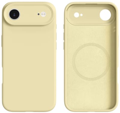 Coverup Hoesje - Geschikt voor iPhone Air Hoesje - Coverup Colour TPU Back Cover - MagSafe Compatible - Geel