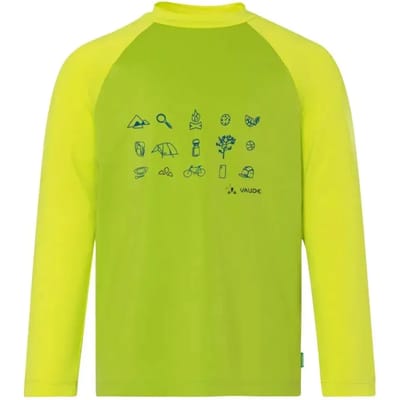Vaude Solaro Iii T-shirt Met Lange Mouwen Groen 122-128 cm Jongen