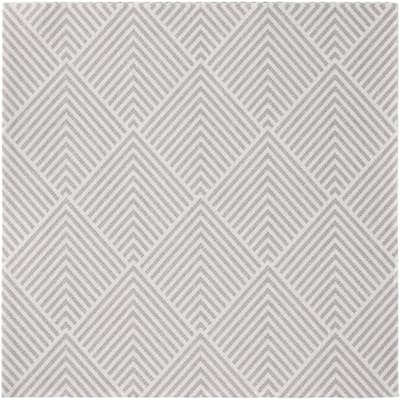 50 Servetten ROYAL Collection 1/4 vouw 40 cm x 40 cm grijs Elegance
