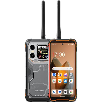 Blackview XPLORE 1 Walkie Talkie 5G Mobiele Telefoon 36GB+256GB 20000mAh 6,78  Display 64MP Android 15 Smartphone oranje