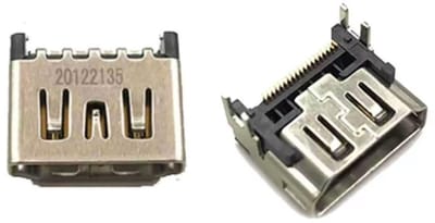 Dailygoods- HDMI-Poortaansluiting Vervangend - Compatibel met PS5 - Snelle verzending - Reparatieaccessoire - 2x2x0,2 cm - Los het beeldprobleem op - Hdmi-connector