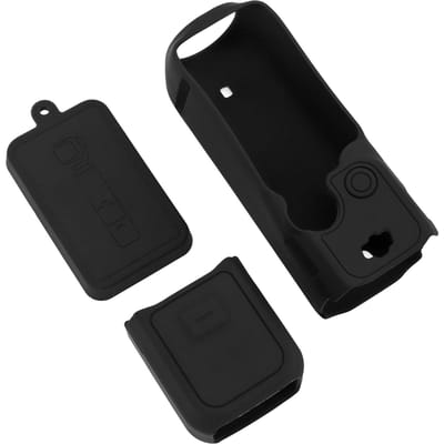 Siliconen Beschermhoes Cover voor OSMO Pocket 3 Stofdicht Krasbestendig Actiecamera zwart