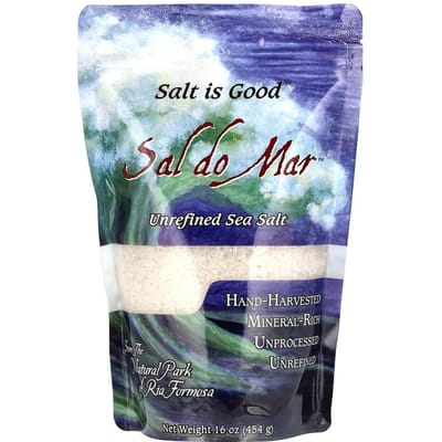 Sel do Mar, Sel de Mer Non Raffiné, 16 oz (454 g)