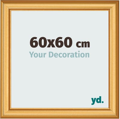 Your Decoration - Fotolijst 60x60 cm - MDF - Goud Mat - Lazio