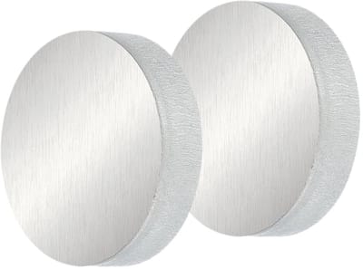 Aluminium Schijven - Metalen Platen - Industrieel Handwerk - 6061 Aluminium Legering - 50 x 12 mm - Zilver