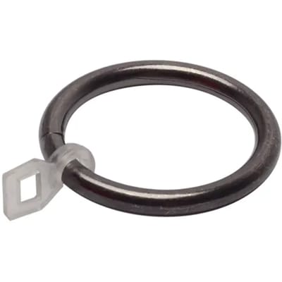 Decomode Ring + Overklikoog Zwart Nikkel 20mm - 6 Stuks