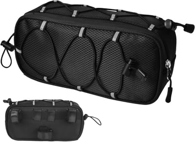 Stuurtas Fiets - Fietstas Stuurtje - Fietsen Organiseren - Waterdicht Reflecterend - 2.1L - Zwart