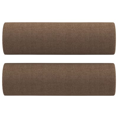 vidaXL - Sierkussens - 2 - st - 15x50 - cm - stof - bruin