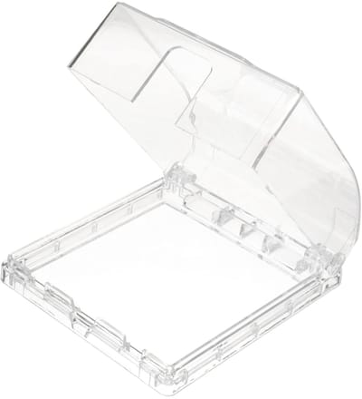 Dailygoods- Deurbekleding Waterdicht - Deurbel Hoes - Kunststof Cover - Transparante Regenhoes - Eenvoudige Installatie - Afdekplaat 12,5x10x4,5 cm - Deurbescherming