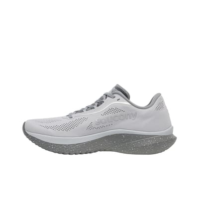 Saucony Kinvara 15 Comfortabel Veelzijdig Duurzaam Ademend Laag Uitgesneden Trainings Hardloopschoenen Heren sneaker Cloud-Asgrijs S20967-122 44.5 white