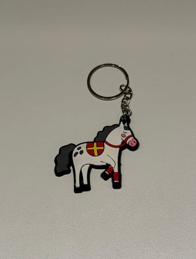 Sinterklaas sleutelhanger - sleutelhanger kinderen - Sinterklaas decoratie - sinterklaas cadeautjes - 1 Stuks - Paard