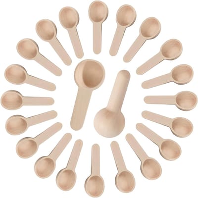 20 Stuks Houten Lepels voor Specerijen, Koffie en Honing - Duurzaam en Multifunctioneel Keukengerei