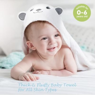 Tweeluik Baby Badcape met Capuchon - Super Absorberend en Zacht