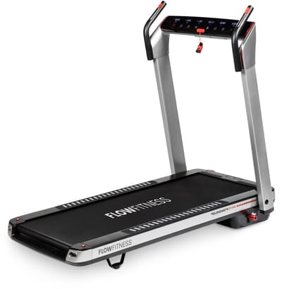 Flow Fitness Runner DTM400i Loopband - Inklapbaar - 14 km/u - Elektrische Helling 12% - Bluetooth & FitShow - 99% Voorgemonteerd