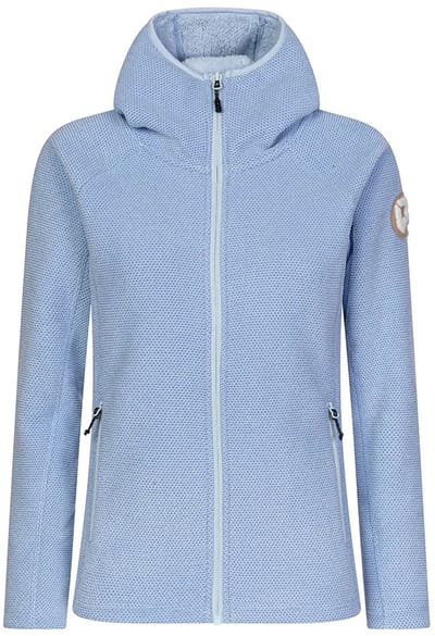 Rock Experience Crystal Fleece Met Volledige Rits Blauw XL Vrouw
