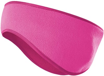 Oorwarmer - Hoofdband fleece - Haarband - Sportband - Geen koude oren - Ear warmer headband - Winter accessoire - Roze - Jonyx