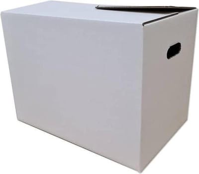 Verhuisdozen Professioneel - Extra stevige dozen - Verhuizen en opslag - Autolock bodem - 10 stuks 48cm - Wit