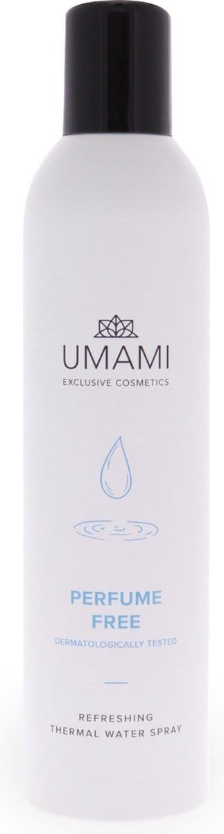 UMAMI - Thermaal Water Spray - Gezichtsmist - Parfumvrij met Hyaluron - Vegan - Voor de Gevoelige Huid - 300 ml