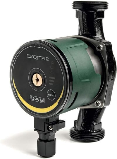 Circulatiepomp - Verwarmingspomp - Verwarmingssysteem - Roestvrij staal - 3600 liter/uur - Grijs