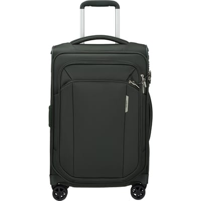 Samsonite Koffer Met Laptopvak - Respark Spin. 55/20 Length 35 Exp (Handbagage) Forest Green
