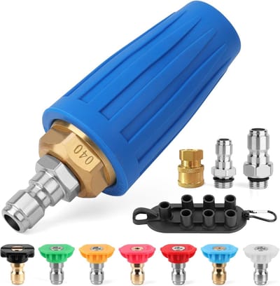 Drukspuit Opzetstuk - Roterende Mondstuk - Krachtig Reinigen - 360 Graden Rotatie - Max 5000 PSI