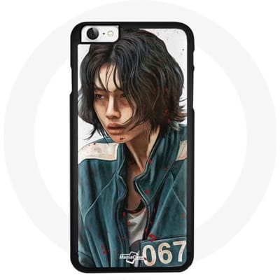 Coque - Kang Sae byeok - iPhone 6 - Souple - Noir - Squid Game