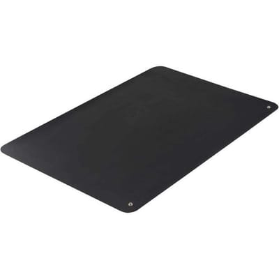 TRU COMPONENTS TC-12360056 ESD-mat Zwart (l x b x h) 900 x 610 x 1.5 mm 1 stuk(s)