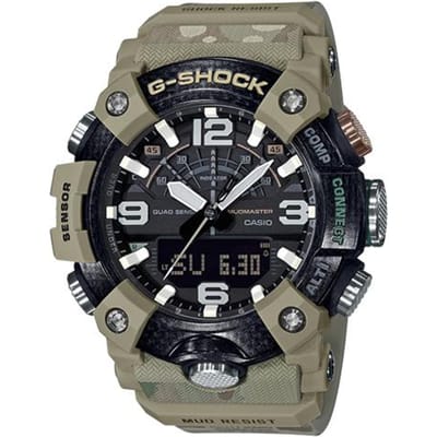 Casio G-SHOCK x British Army MUDMASTER Serie Carbon Core Protection Kwarts Uurwerk Hars Band Japans en Koreaans Horloge Herenhorloge GGB100BA-1A zwart