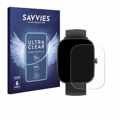 Savvies - Screenprotector voor Csasan T70 1.91" - Folie Beschermfolie transparant 6 Stuks