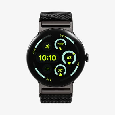 Spigen Lite Fit X-Bandje, Zwart - Google Pixel Watch 4/3/2/1 41 Mm