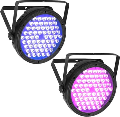 LED Par Light - Podiumverlichting Schijnwerper - Feestverlichting Creëren - RGBW Kleuren Mengen - 120 Watt - Paars