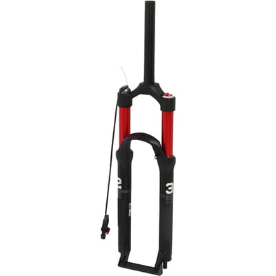 27,5 inch Mountainbike Voorvork Schokdemper Fiets Voorvork Dubbele Luchtkamer Demping Afstandsbediening Lockout Recht