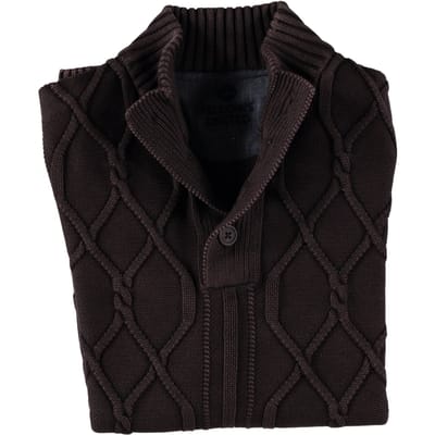 Fellows United Fellows United Pullover Buttons Overdye Brown (22.1116 - 140)