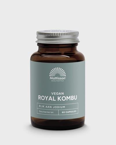 Mattisson - Royal Kombu 800 mg - Bruinwier - Rijk aan Jodium - Voedingssupplement - 60 Capsules