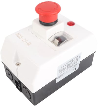 Store_9 - Motor Protection Circuit Breaker - Waterdicht en Noodstop - 2.5-4A - Signaallamp - Veiligheid - Elektrisch systeem - Geschikt voor thuisg...