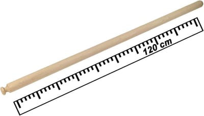 Deegroller Beukenhout - Pastaroller Keuken - Verse Pasta Maken - Professioneel Keukengerei - 120 cm Lengte - Natuurlijk Hout