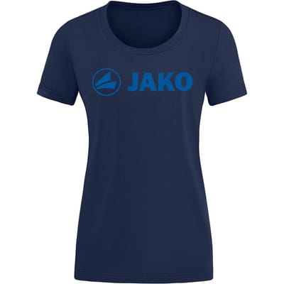 Jako Promo T-Shirt Dames - Indigo Blauw / Marine Gemeleerd | Maat: 34