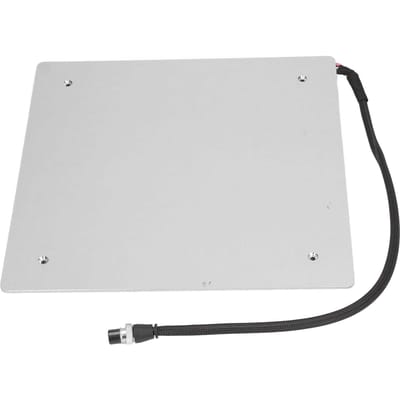 Plateau chauffant pour imprimante 3D, 18 A, 220 W, 310 x 310 x 3 mm, en alliage d'aluminium, pour CR10 10S, DC12 V white