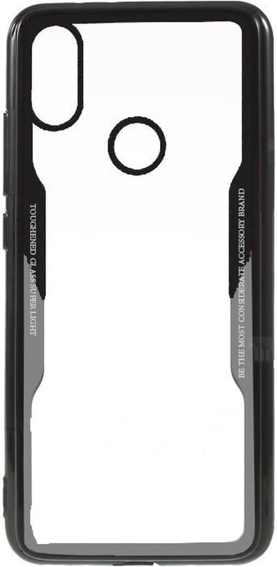 DrPhone TPU Hoesje - Telefoonhoesje - Soft Case - Donkere Rand - Geschikt voor Xiaomi A2 - Beschermend - Zwart